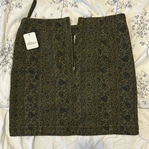 Never worn Free People denim skirt